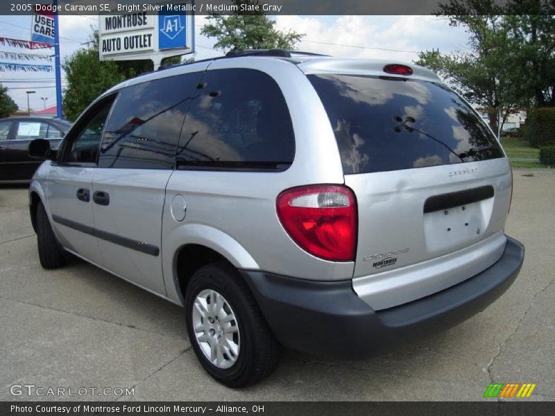 Bright Silver Metallic / Medium Slate Gray 2005 Dodge Caravan SE