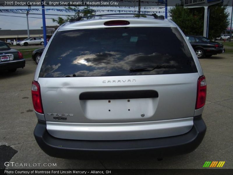 Bright Silver Metallic / Medium Slate Gray 2005 Dodge Caravan SE