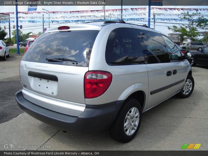 Bright Silver Metallic / Medium Slate Gray 2005 Dodge Caravan SE