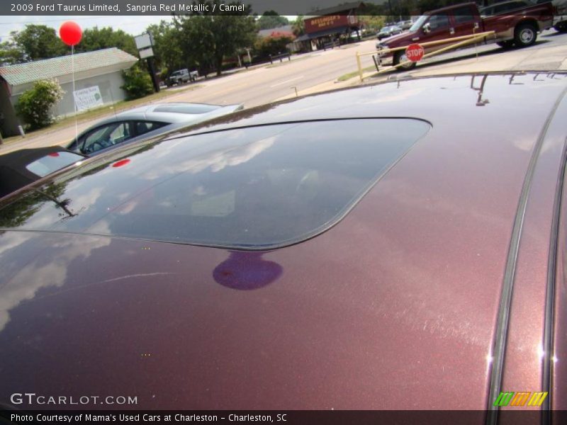 Sangria Red Metallic / Camel 2009 Ford Taurus Limited