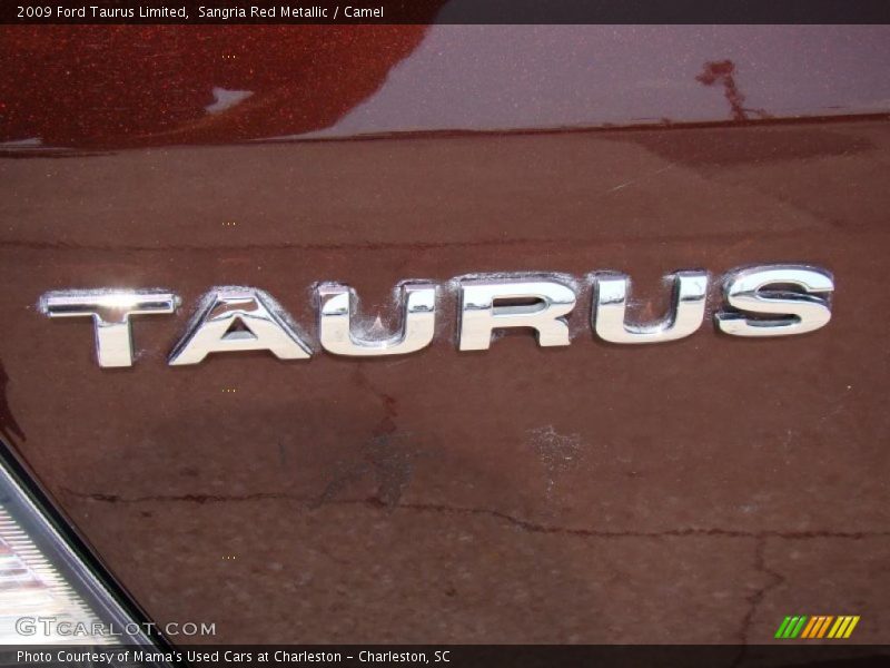 Sangria Red Metallic / Camel 2009 Ford Taurus Limited
