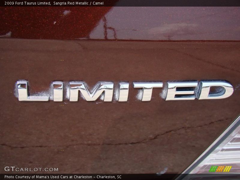 Sangria Red Metallic / Camel 2009 Ford Taurus Limited