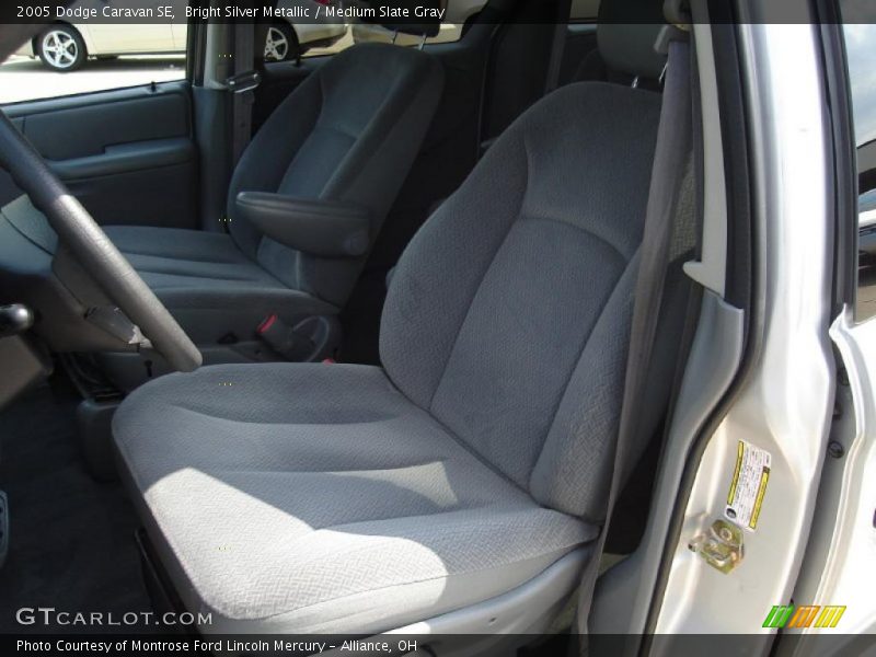 Bright Silver Metallic / Medium Slate Gray 2005 Dodge Caravan SE