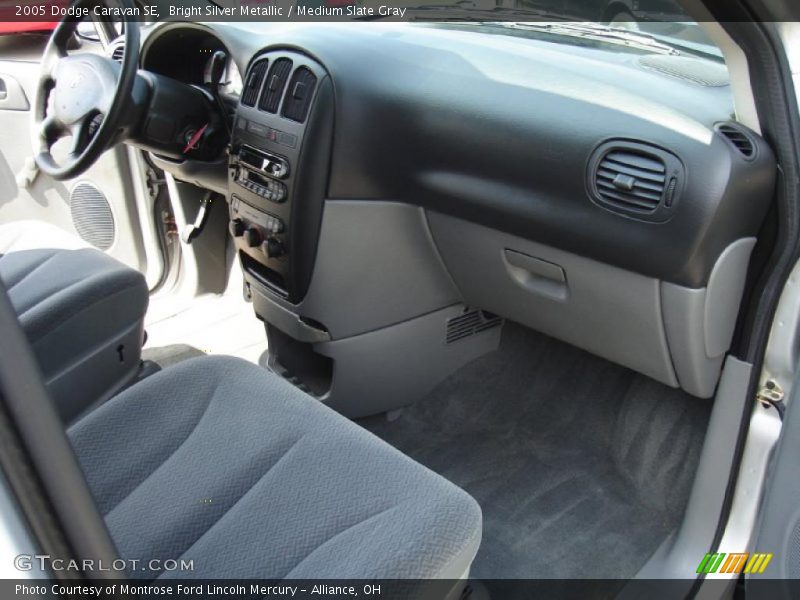 Bright Silver Metallic / Medium Slate Gray 2005 Dodge Caravan SE