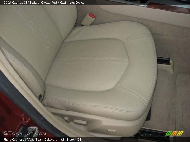 Crystal Red / Cashmere/Cocoa 2009 Cadillac CTS Sedan