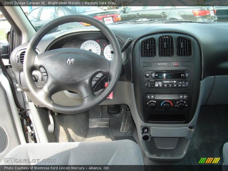 Bright Silver Metallic / Medium Slate Gray 2005 Dodge Caravan SE