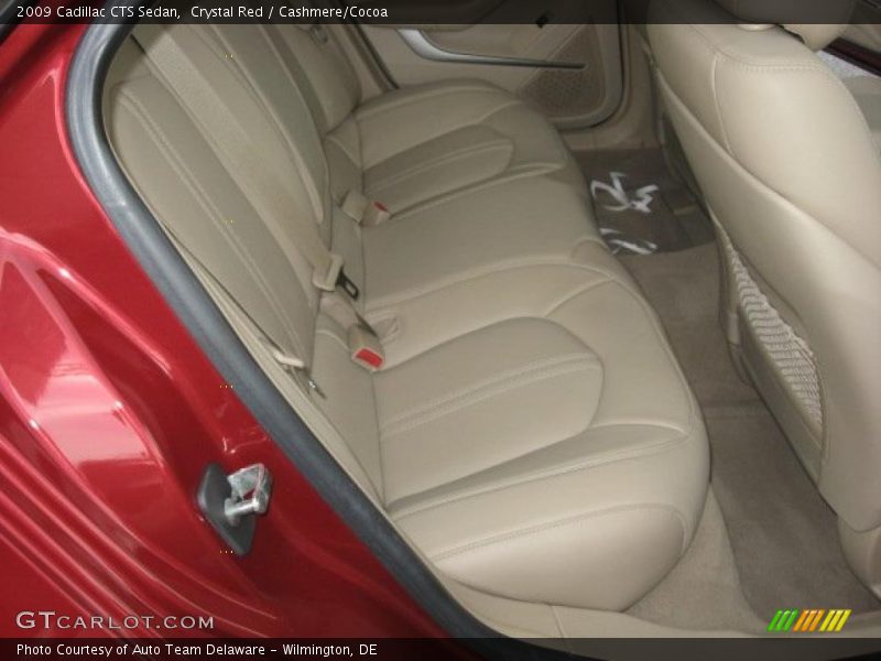 Crystal Red / Cashmere/Cocoa 2009 Cadillac CTS Sedan