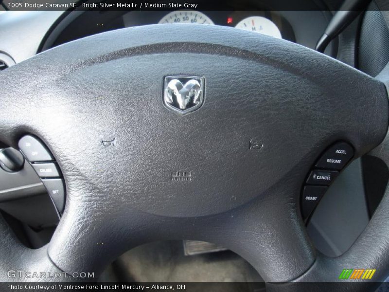 Bright Silver Metallic / Medium Slate Gray 2005 Dodge Caravan SE