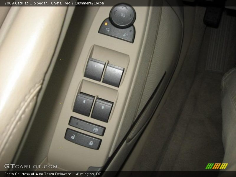 Crystal Red / Cashmere/Cocoa 2009 Cadillac CTS Sedan