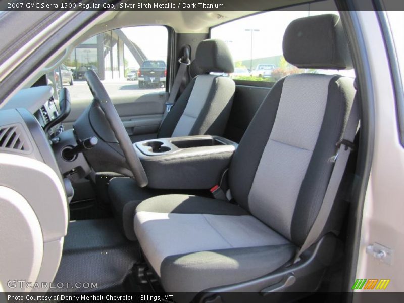 Silver Birch Metallic / Dark Titanium 2007 GMC Sierra 1500 Regular Cab