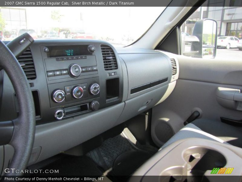 Silver Birch Metallic / Dark Titanium 2007 GMC Sierra 1500 Regular Cab