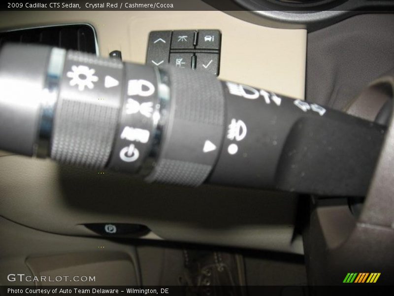 Crystal Red / Cashmere/Cocoa 2009 Cadillac CTS Sedan