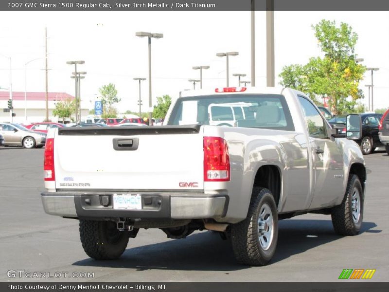 Silver Birch Metallic / Dark Titanium 2007 GMC Sierra 1500 Regular Cab