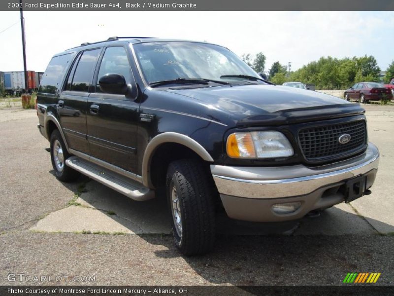 Black / Medium Graphite 2002 Ford Expedition Eddie Bauer 4x4