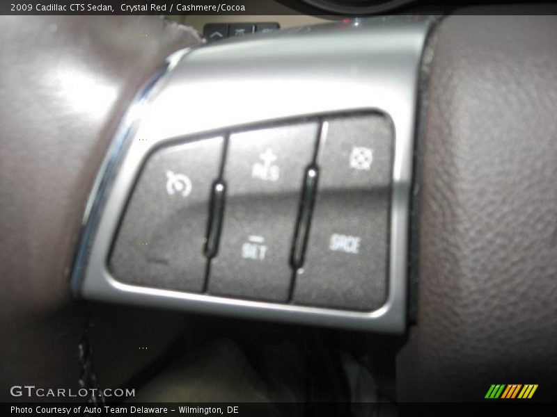 Crystal Red / Cashmere/Cocoa 2009 Cadillac CTS Sedan