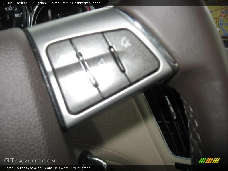Crystal Red / Cashmere/Cocoa 2009 Cadillac CTS Sedan