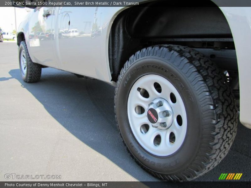 Silver Birch Metallic / Dark Titanium 2007 GMC Sierra 1500 Regular Cab
