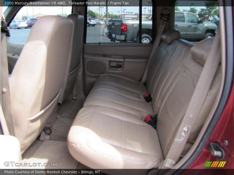 Toreador Red Metallic / Prairie Tan 2000 Mercury Mountaineer V8 AWD