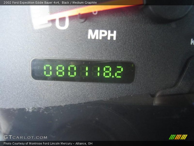 Black / Medium Graphite 2002 Ford Expedition Eddie Bauer 4x4