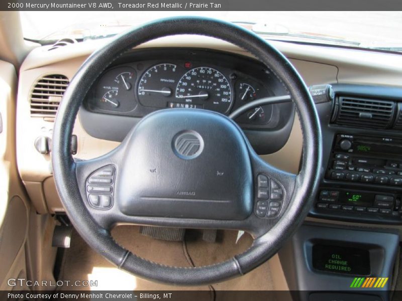 Toreador Red Metallic / Prairie Tan 2000 Mercury Mountaineer V8 AWD
