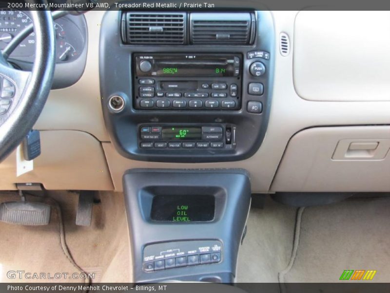 Toreador Red Metallic / Prairie Tan 2000 Mercury Mountaineer V8 AWD