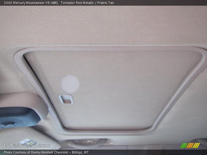 Toreador Red Metallic / Prairie Tan 2000 Mercury Mountaineer V8 AWD
