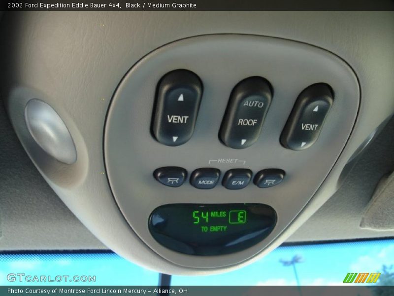 Black / Medium Graphite 2002 Ford Expedition Eddie Bauer 4x4