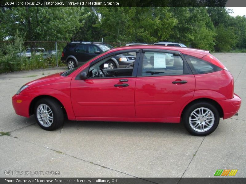 Infra-Red / Medium Graphite 2004 Ford Focus ZX5 Hatchback