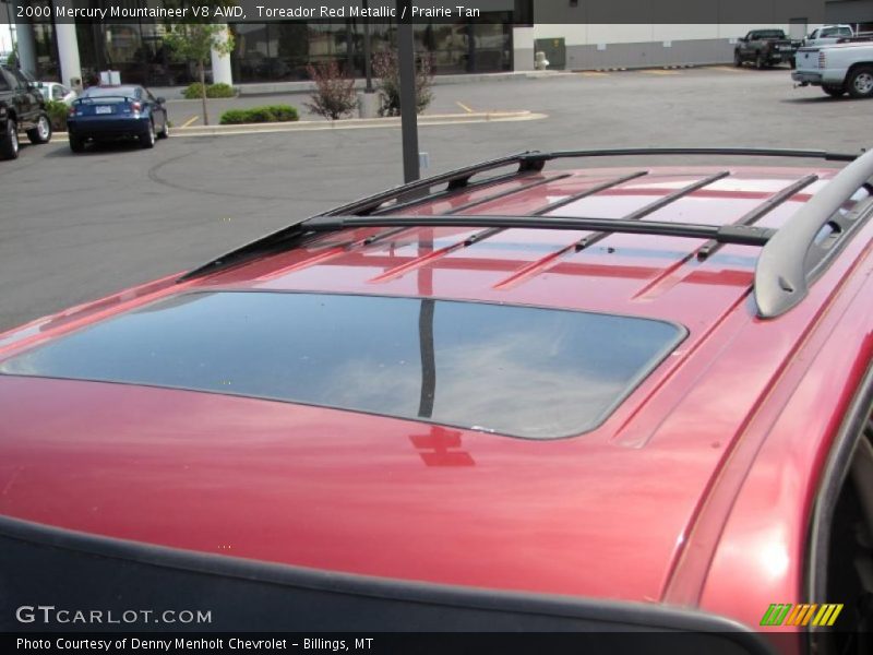 Toreador Red Metallic / Prairie Tan 2000 Mercury Mountaineer V8 AWD