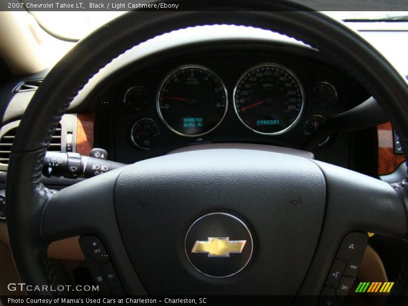 Black / Light Cashmere/Ebony 2007 Chevrolet Tahoe LT