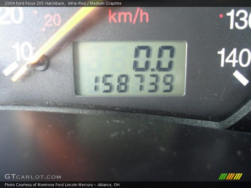 Infra-Red / Medium Graphite 2004 Ford Focus ZX5 Hatchback