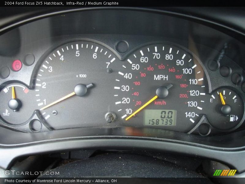 Infra-Red / Medium Graphite 2004 Ford Focus ZX5 Hatchback