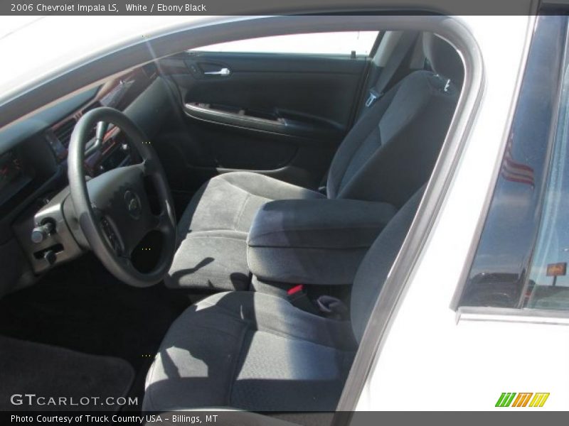 White / Ebony Black 2006 Chevrolet Impala LS