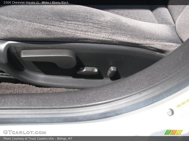 White / Ebony Black 2006 Chevrolet Impala LS