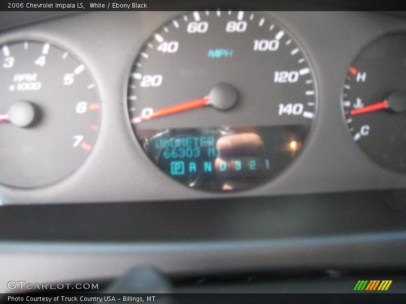White / Ebony Black 2006 Chevrolet Impala LS
