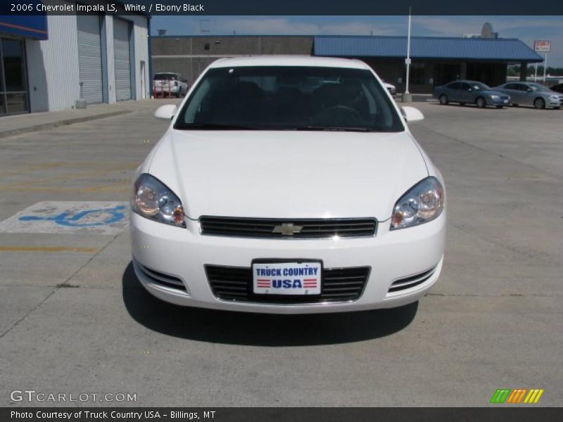White / Ebony Black 2006 Chevrolet Impala LS