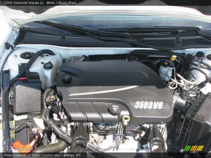 White / Ebony Black 2006 Chevrolet Impala LS
