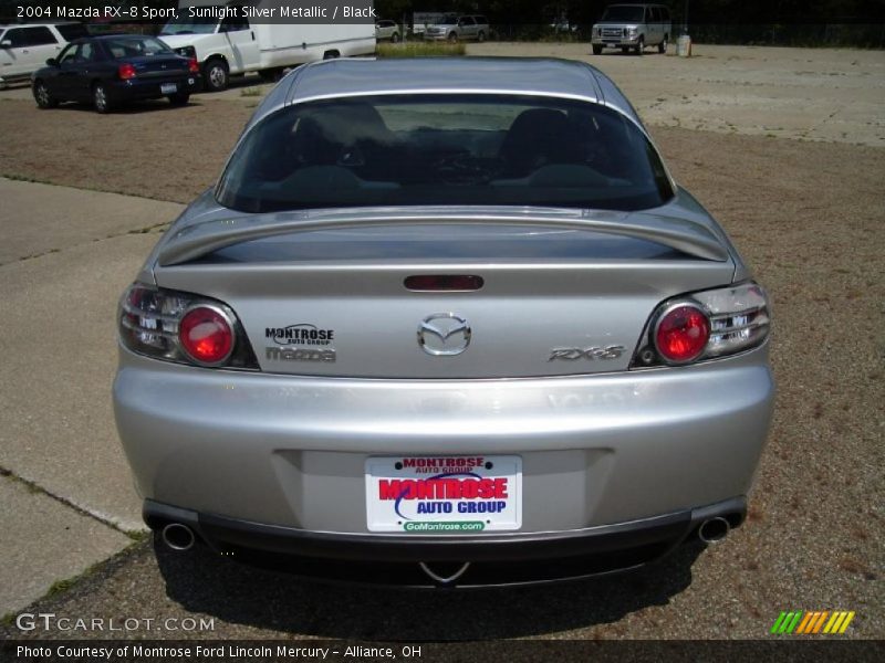 Sunlight Silver Metallic / Black 2004 Mazda RX-8 Sport