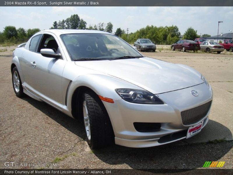 Sunlight Silver Metallic / Black 2004 Mazda RX-8 Sport