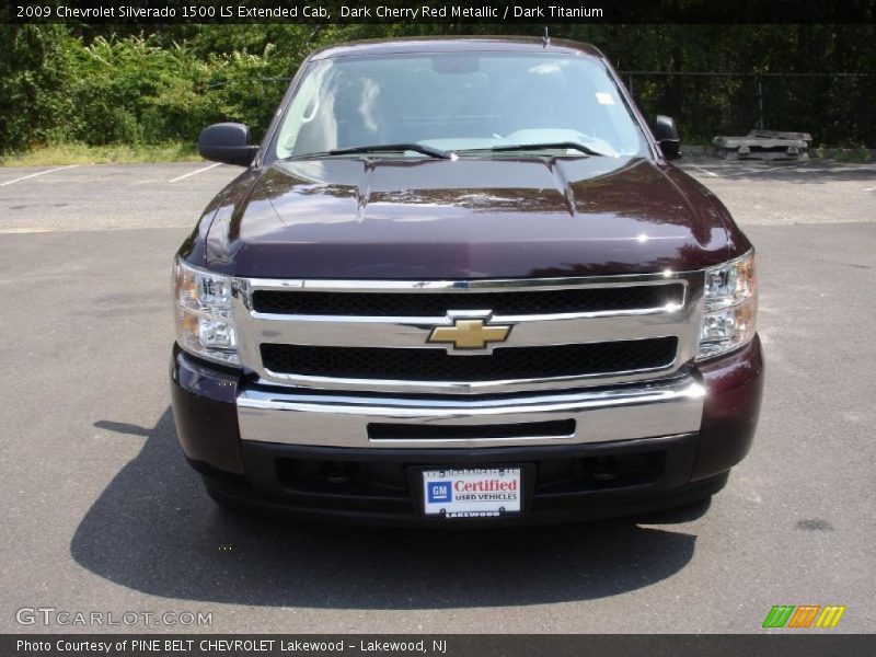 Dark Cherry Red Metallic / Dark Titanium 2009 Chevrolet Silverado 1500 LS Extended Cab