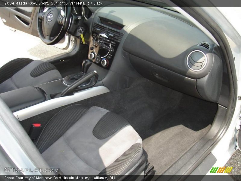 Sunlight Silver Metallic / Black 2004 Mazda RX-8 Sport