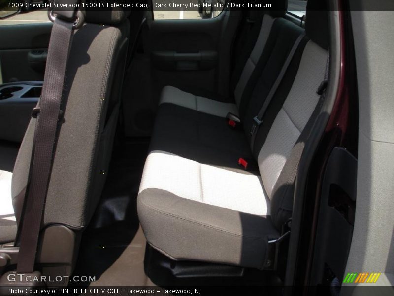 Dark Cherry Red Metallic / Dark Titanium 2009 Chevrolet Silverado 1500 LS Extended Cab