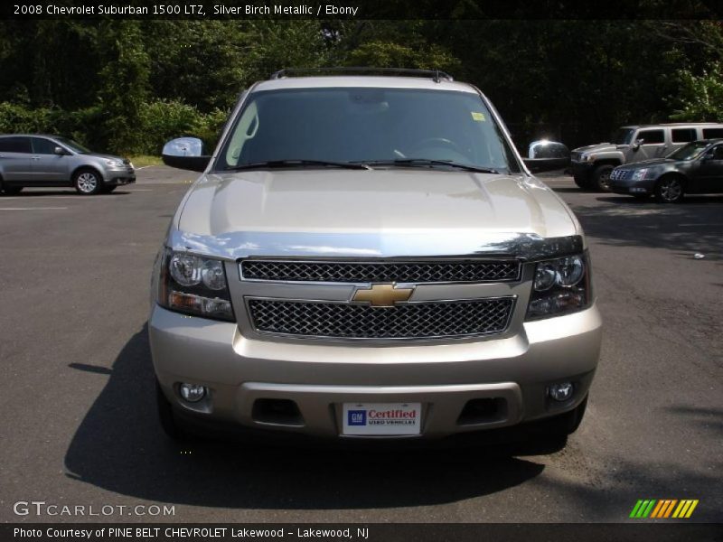 Silver Birch Metallic / Ebony 2008 Chevrolet Suburban 1500 LTZ