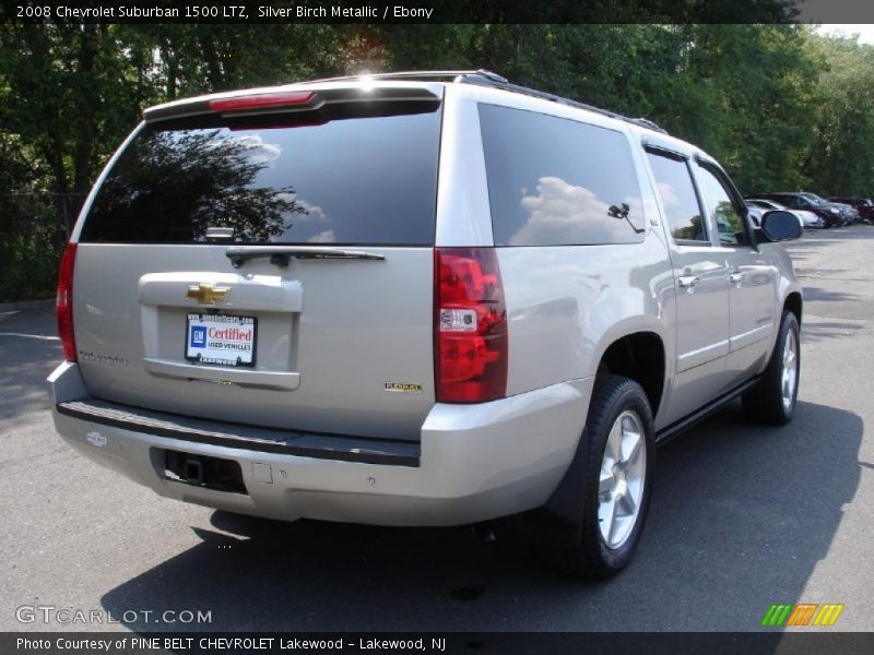 Silver Birch Metallic / Ebony 2008 Chevrolet Suburban 1500 LTZ