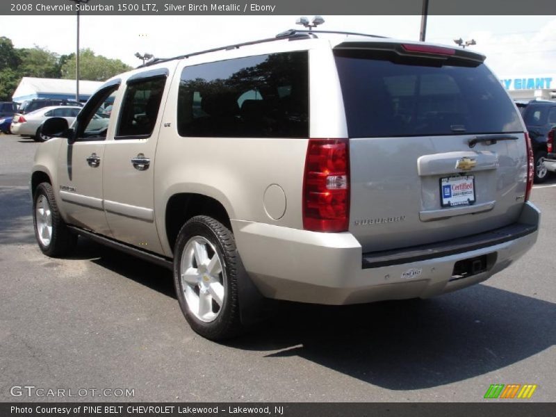 Silver Birch Metallic / Ebony 2008 Chevrolet Suburban 1500 LTZ