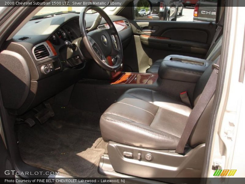 Silver Birch Metallic / Ebony 2008 Chevrolet Suburban 1500 LTZ