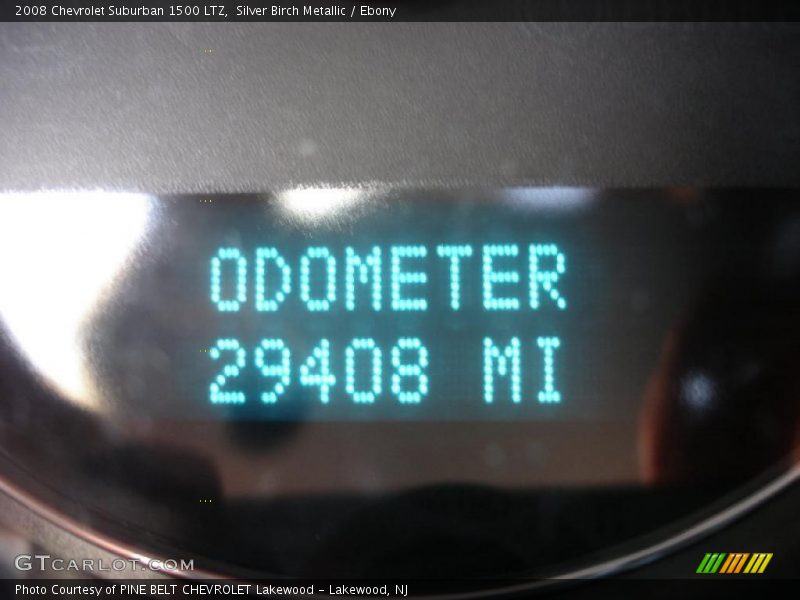 Silver Birch Metallic / Ebony 2008 Chevrolet Suburban 1500 LTZ