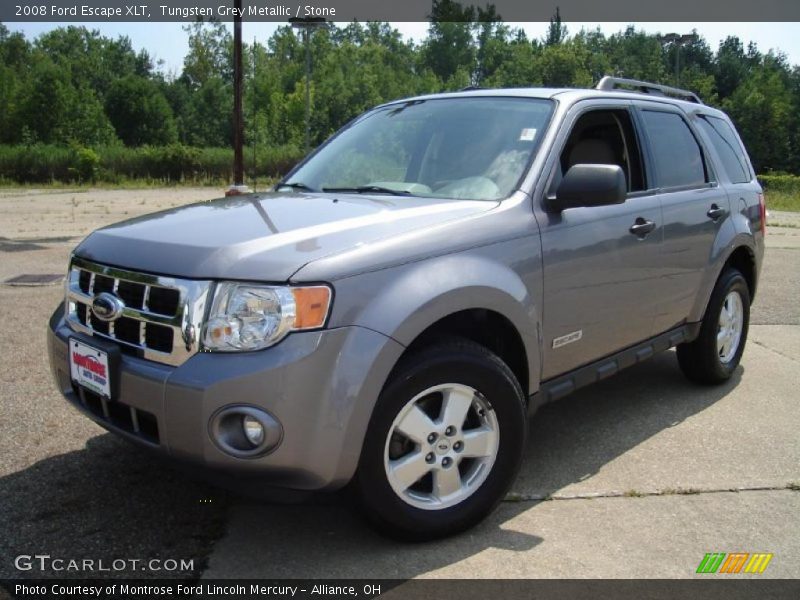 Tungsten Grey Metallic / Stone 2008 Ford Escape XLT