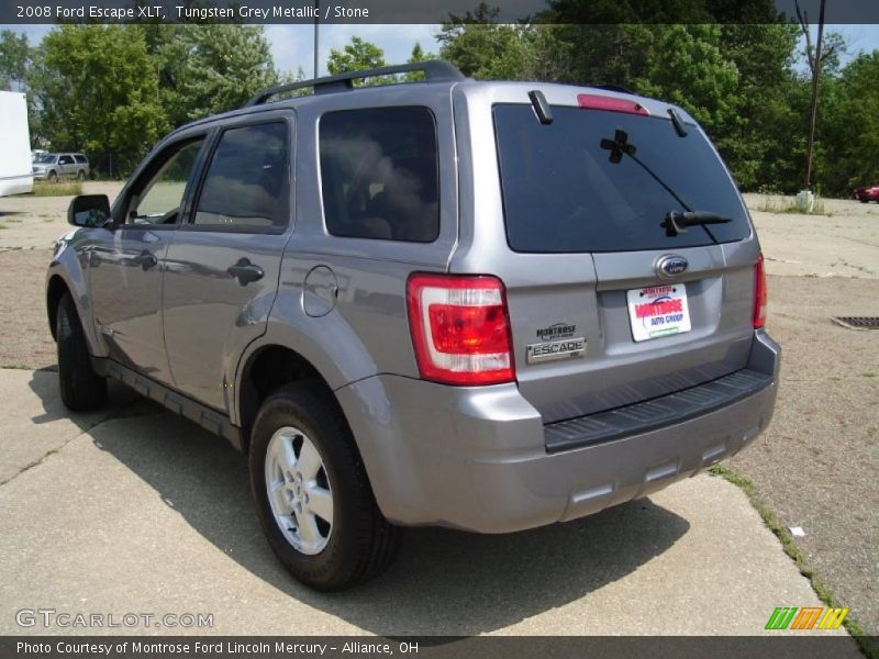 Tungsten Grey Metallic / Stone 2008 Ford Escape XLT