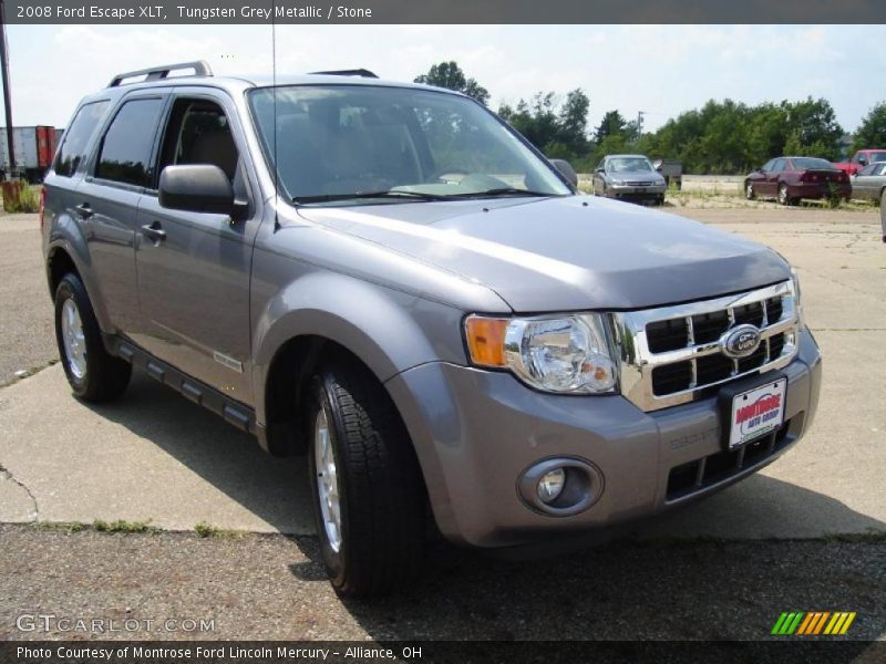 Tungsten Grey Metallic / Stone 2008 Ford Escape XLT